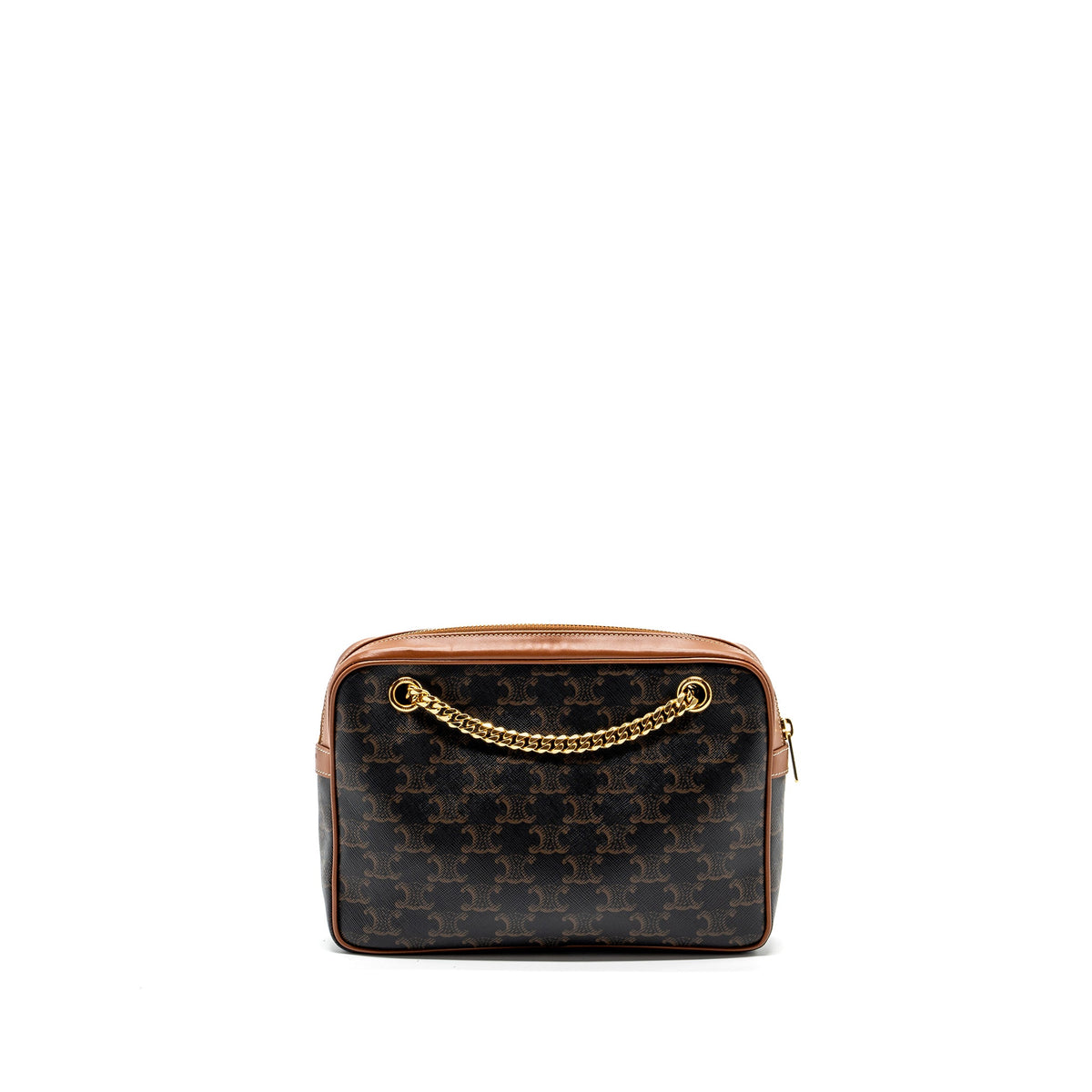 celine-patapans-bag-triomphe-canvas-leather-brown-ghw-copy