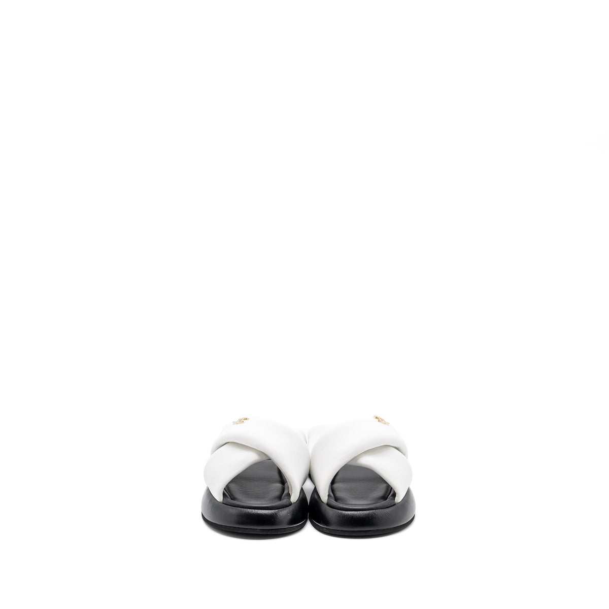 chanel-size-39-quilted-sandal-lambskin-white-black-lghw