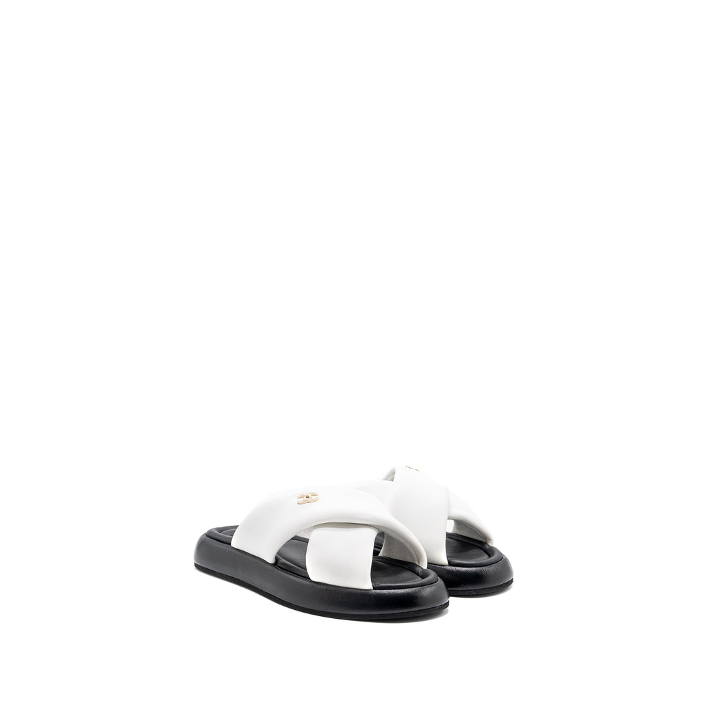 chanel-size-39-quilted-sandal-lambskin-white-black-lghw