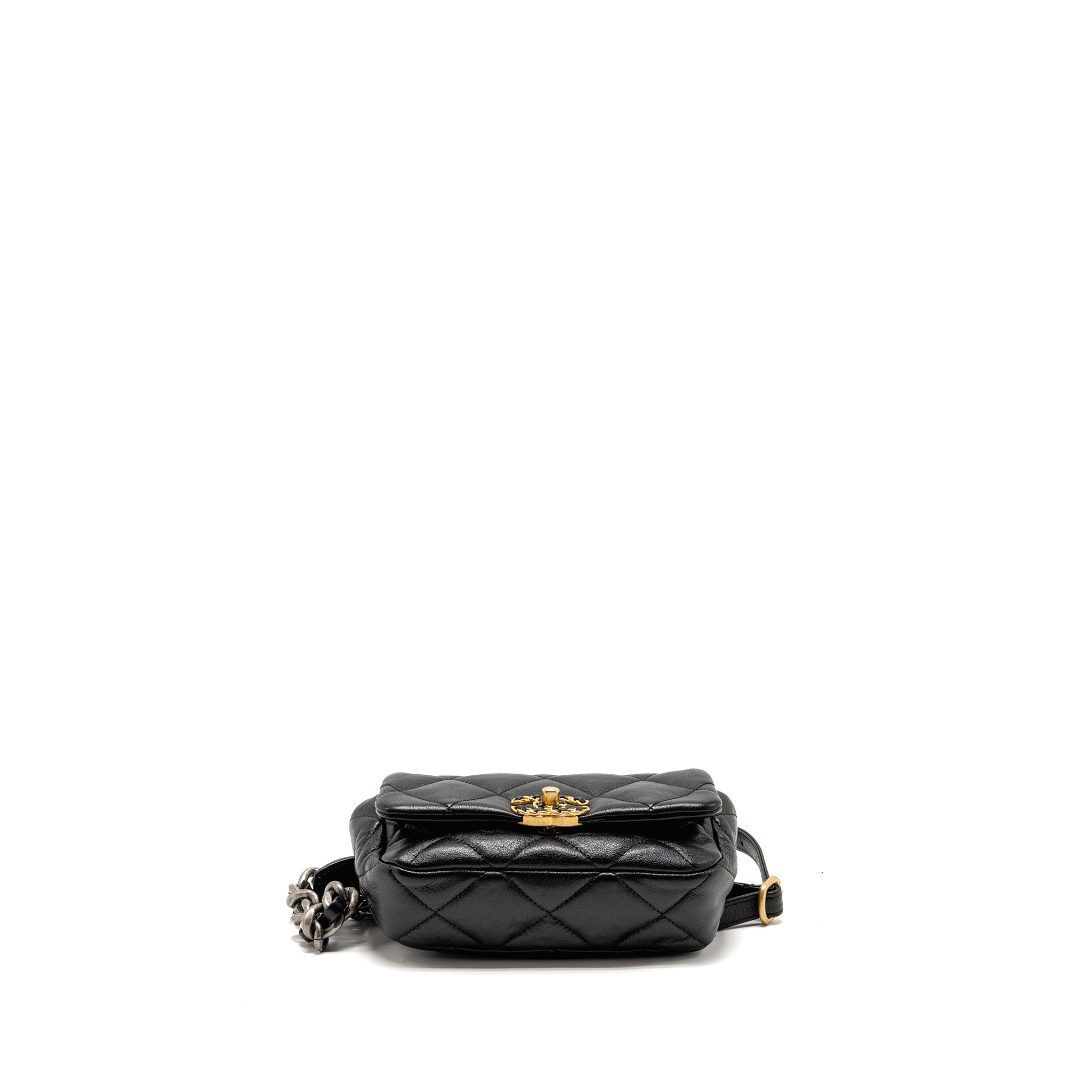 chanel-19-waist-bag-goatskin-black-multicolour-hardware