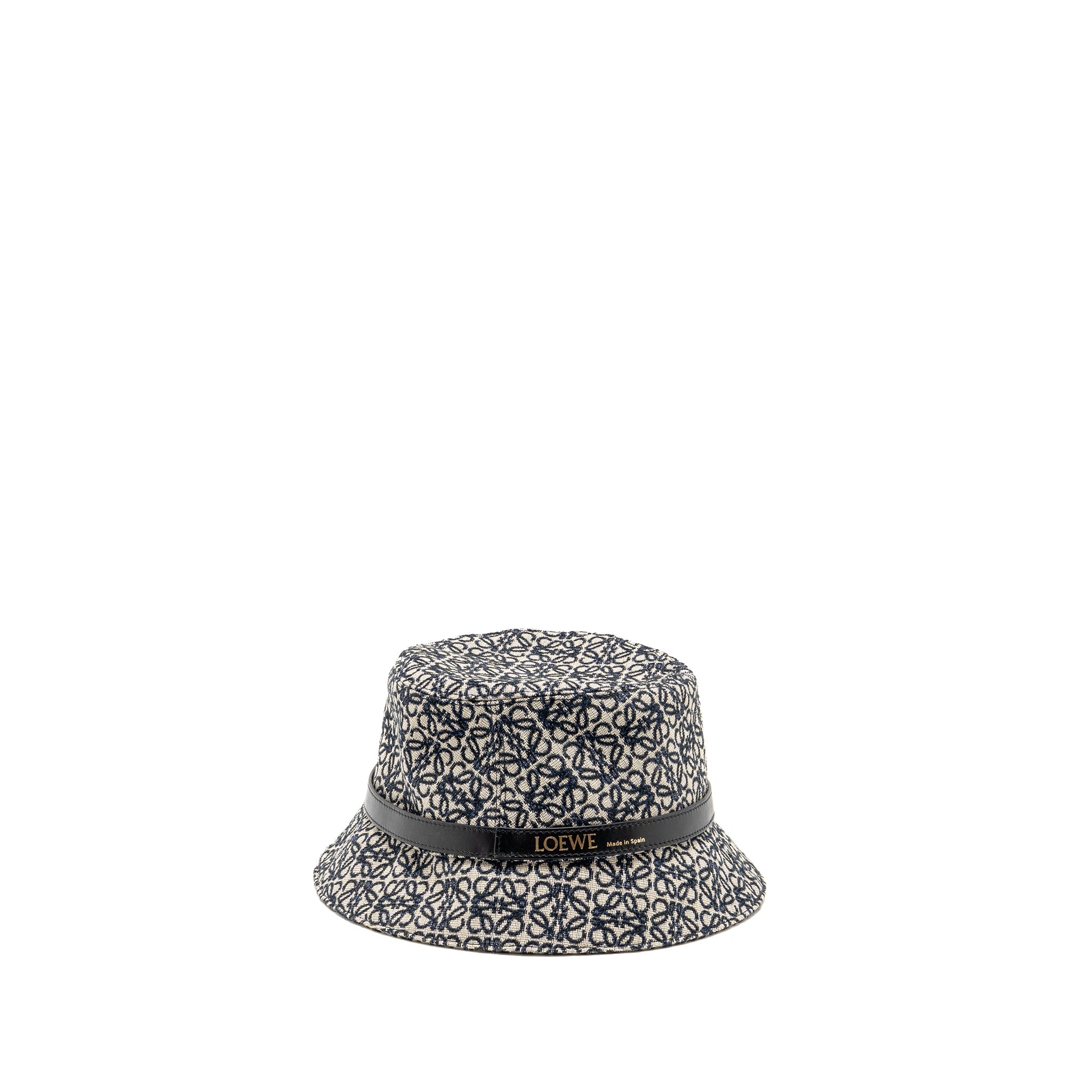 loewe-size-57-anagram-jacquard-bucket-hat-navy-black