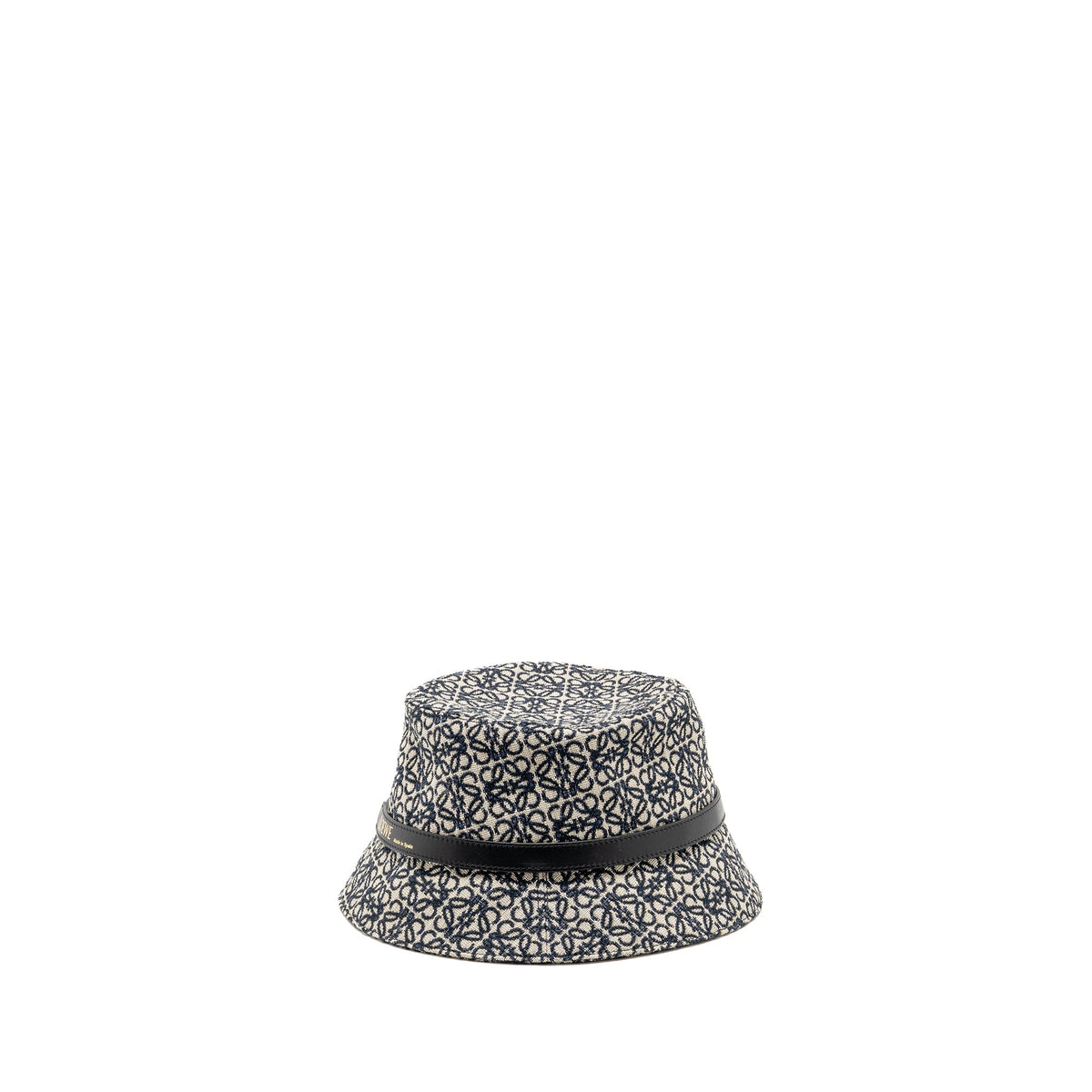 loewe-size-57-anagram-jacquard-bucket-hat-navy-black