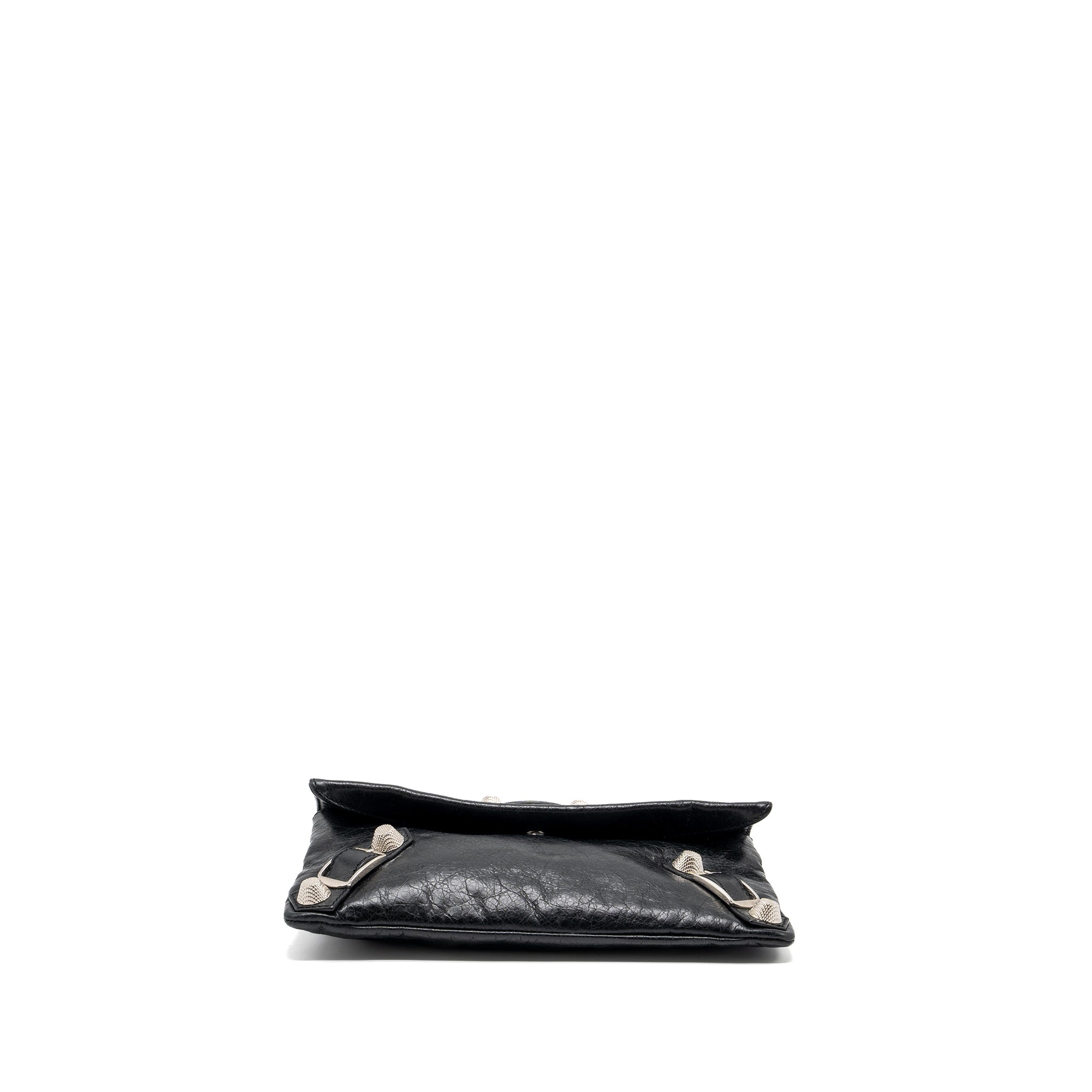 baleciaga-city-fold-clutch-leather-black-shw