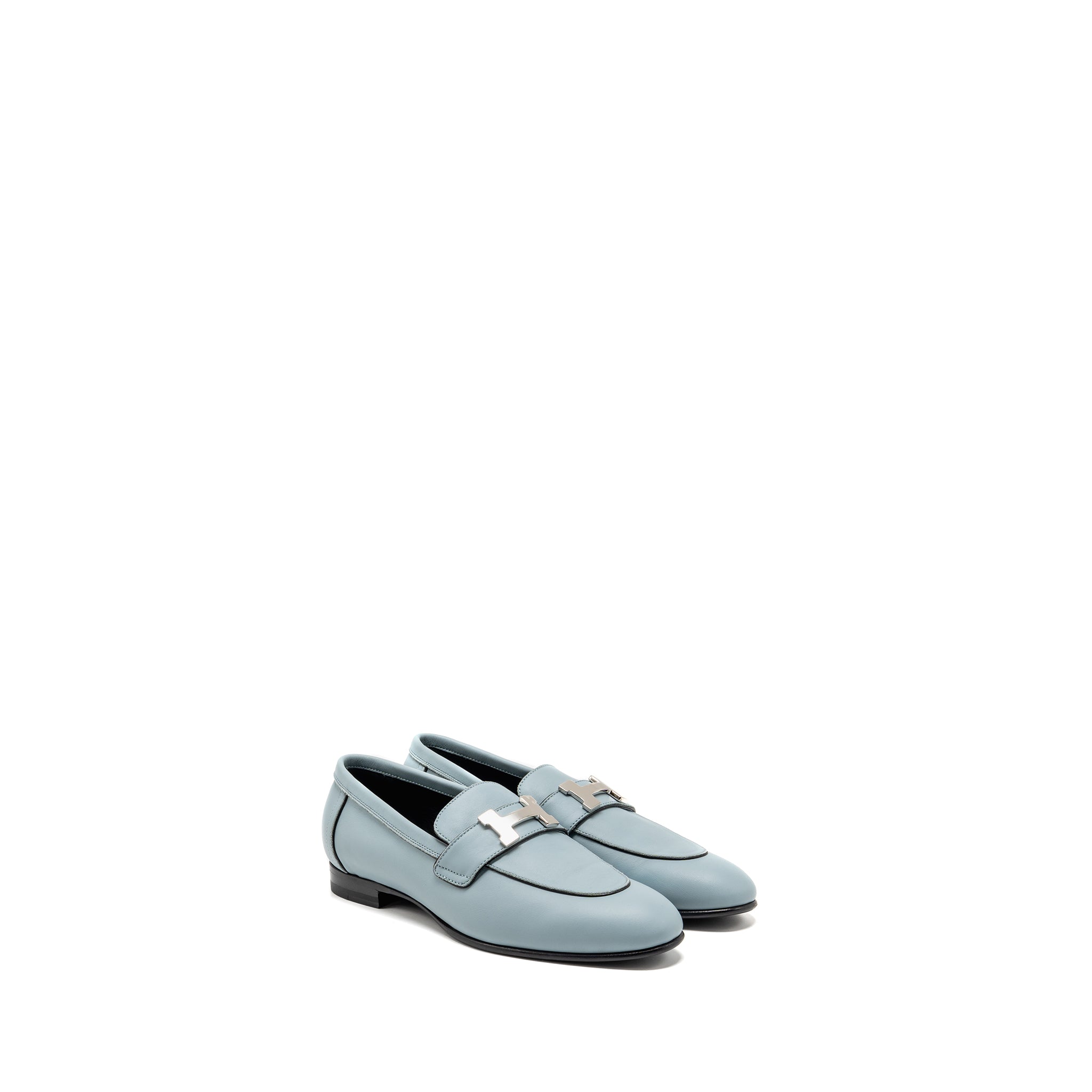 hermes-size-35-paris-mocassins-calfskin-leather-vert-d-eau-copy-1