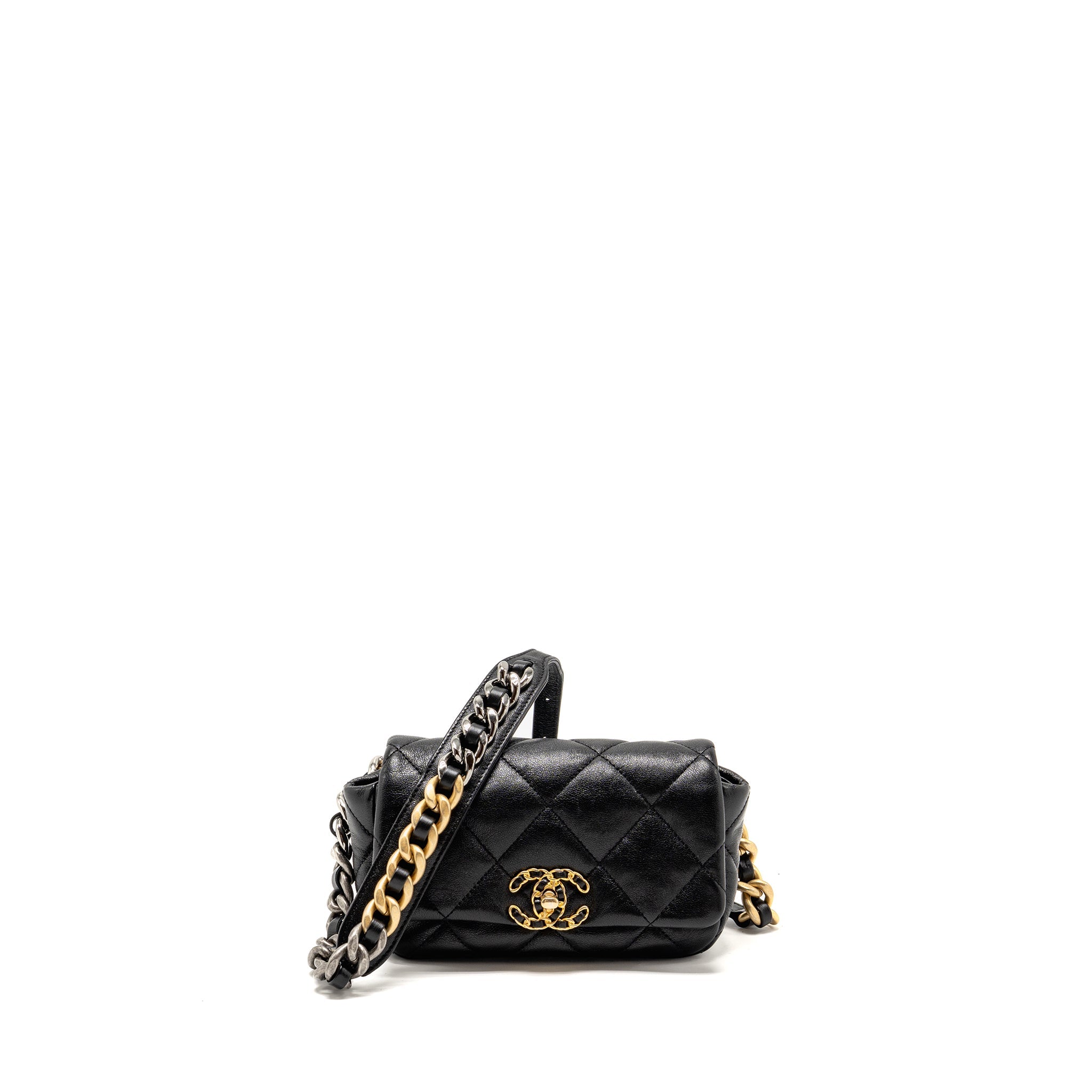 chanel-19-waist-bag-goatskin-black-multicolour-hardware