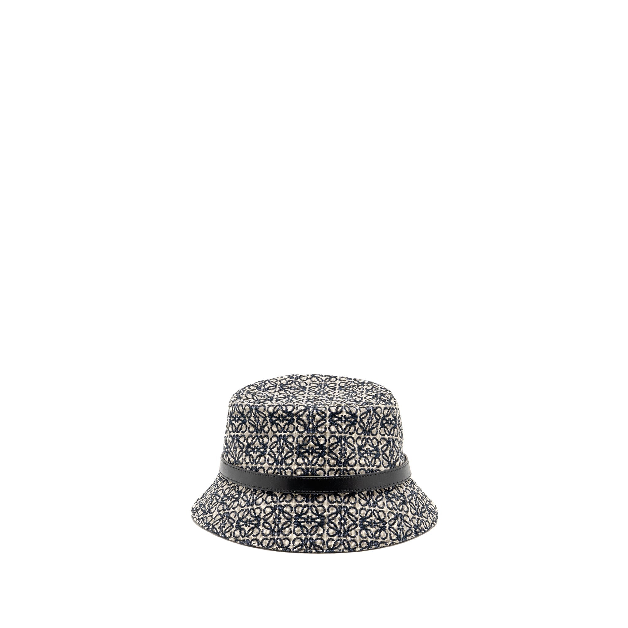 loewe-size-57-anagram-jacquard-bucket-hat-navy-black