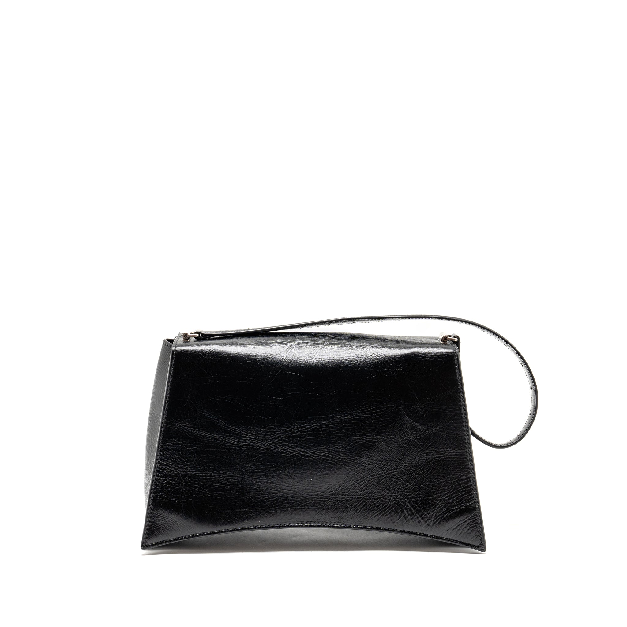 balenciaga-medium-crush-shoulder-bag-calfskin-leather-black-shw