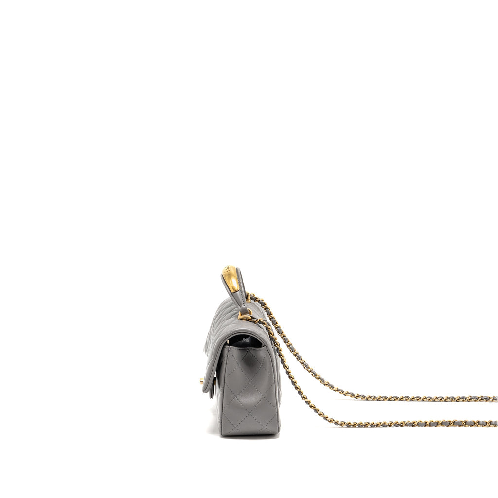 chanel-22k-metal-top-handle-mini-rectangular-flap-bag-lambskin-grey-ghw-microchip