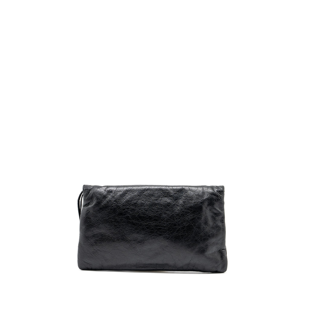 baleciaga-city-fold-clutch-leather-black-shw