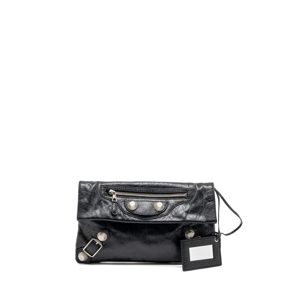 baleciaga-city-fold-clutch-leather-black-shw