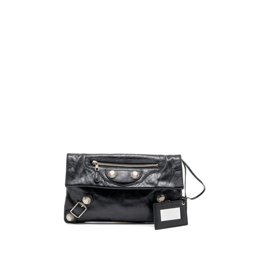baleciaga-city-fold-clutch-leather-black-shw