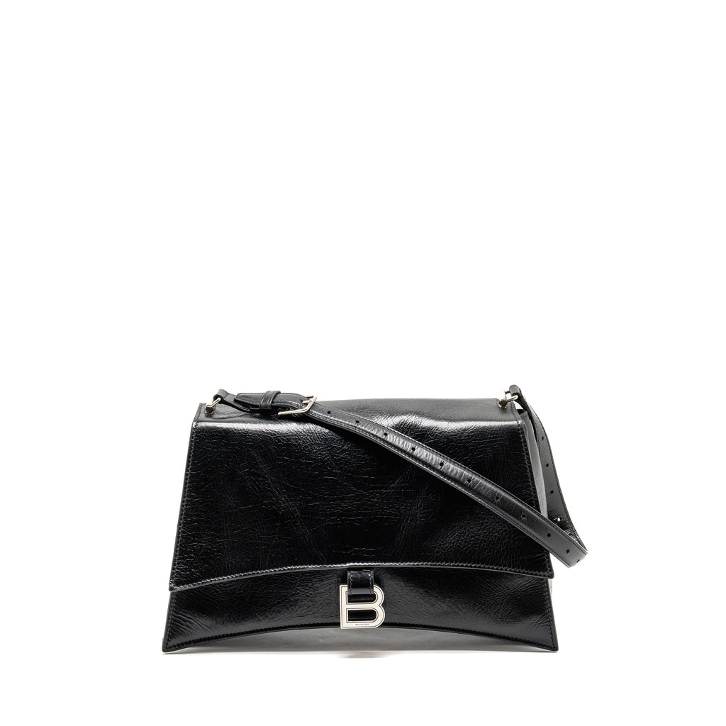 balenciaga-medium-crush-shoulder-bag-calfskin-leather-black-shw