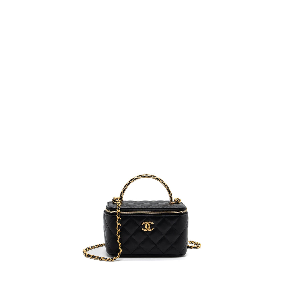copy-of-chanel-detail-top-handle-long-vanity-with-chains-lambskin-black-ghwmicrochip