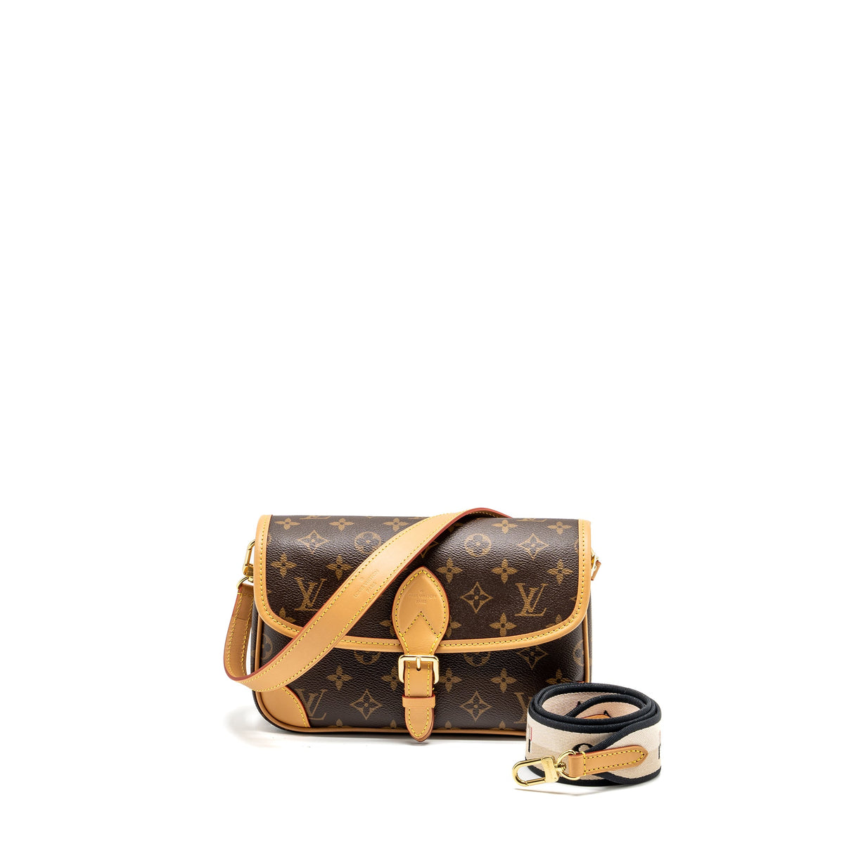 louis-vuitton-diane-bag-with-jacquard-strap-monogram-canvas-ghw-1