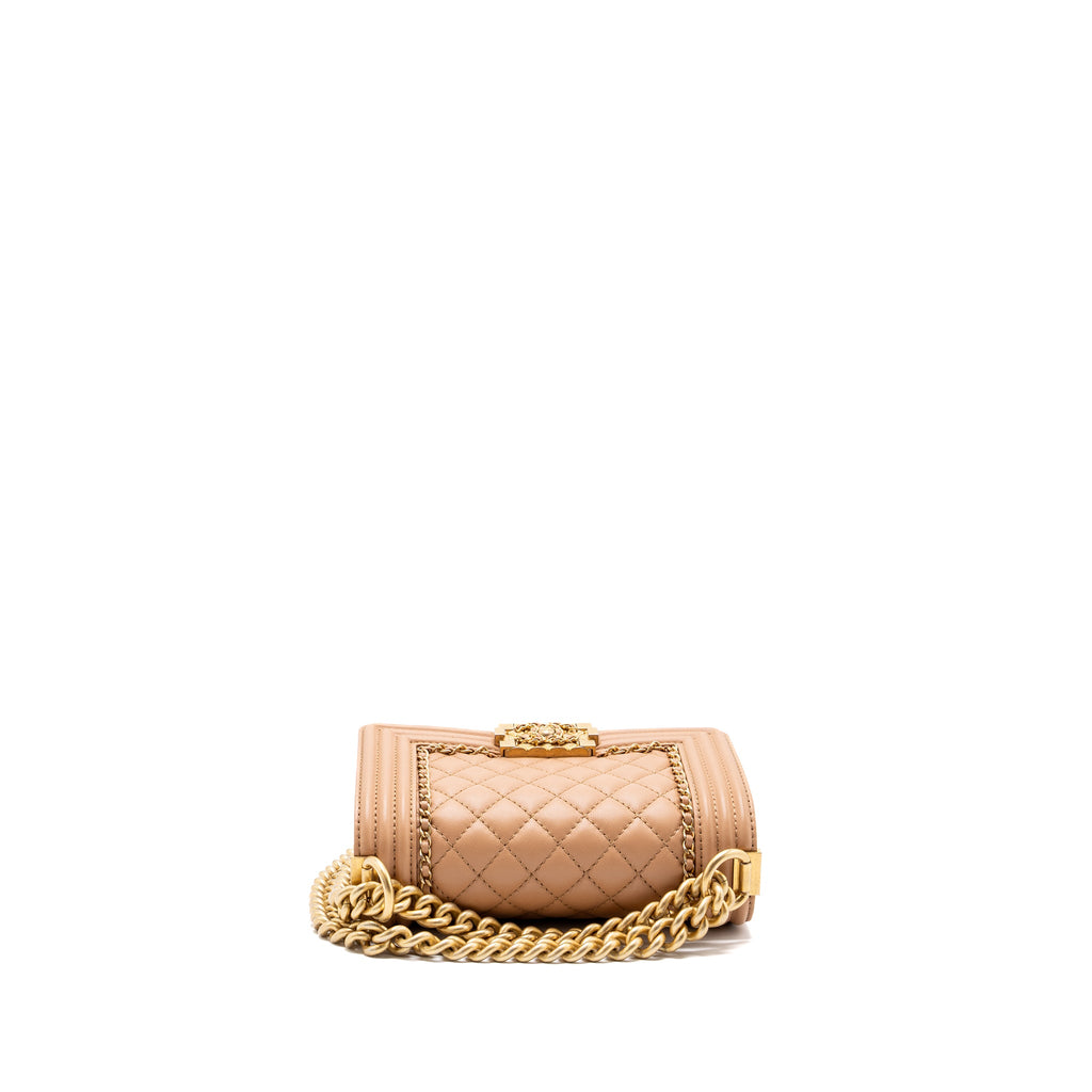 chanel-small-boy-bag-limited-edition-calfskin-dark-beige-ghw