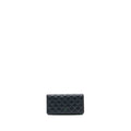 chanel-long-wallet-lambskin-dark-grey-green-in-green-hardware