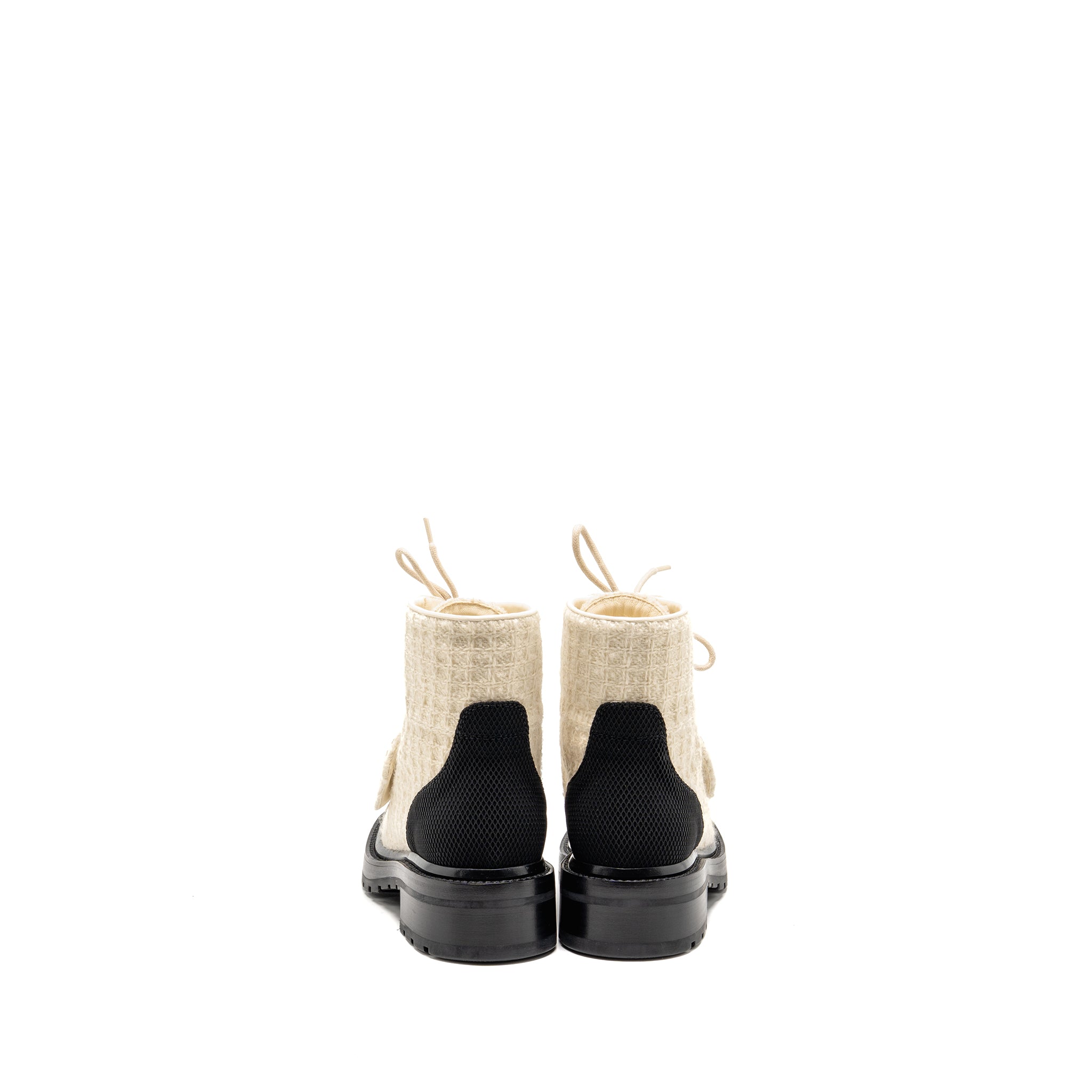 chanel-size-36-5-22k-lace-ups-wool-tweed-fabric-ivory-black-ghw