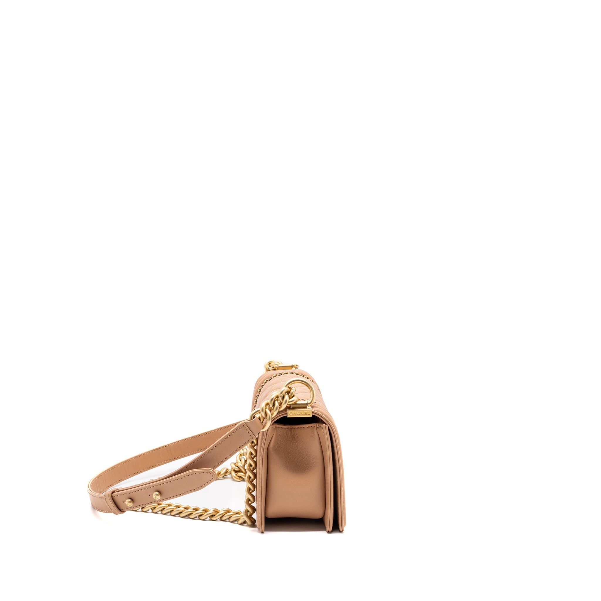chanel-small-boy-bag-limited-edition-calfskin-dark-beige-ghw