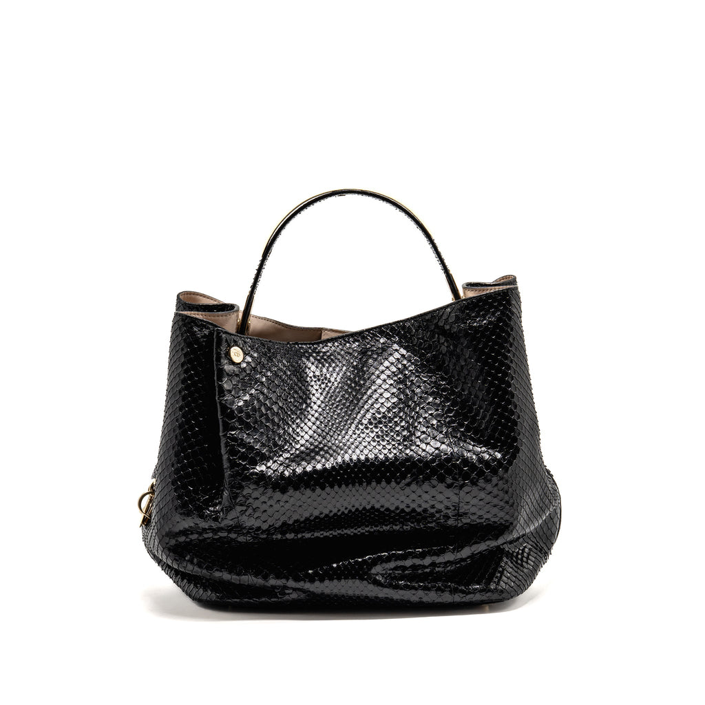 dior-diorific-tote-bag-python-leather-black-shw