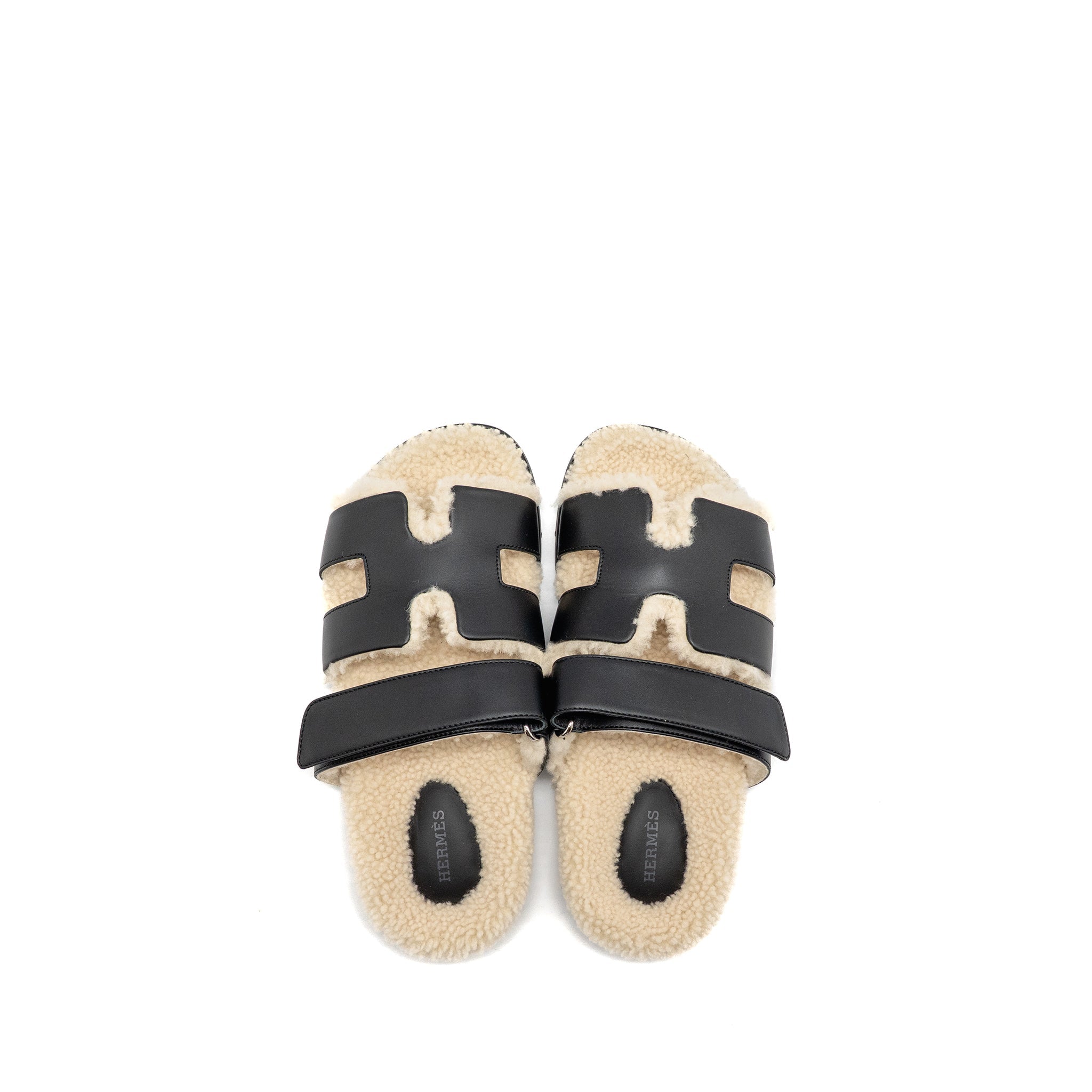hermes-size-38-5-chypre-sandal-calfskin-shearling-lining-black