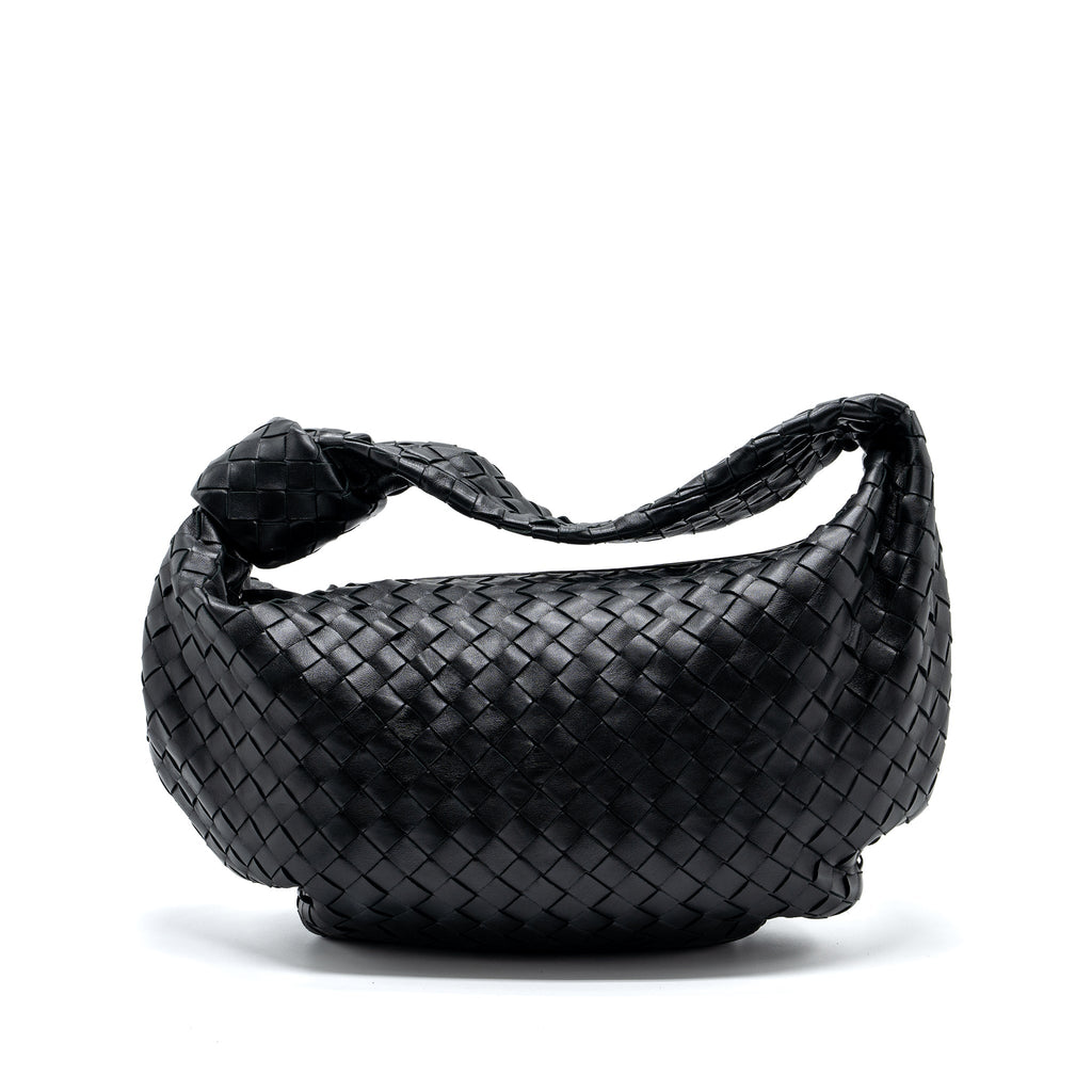 bottega-veneta-small-jodie-lambskin-black-shw
