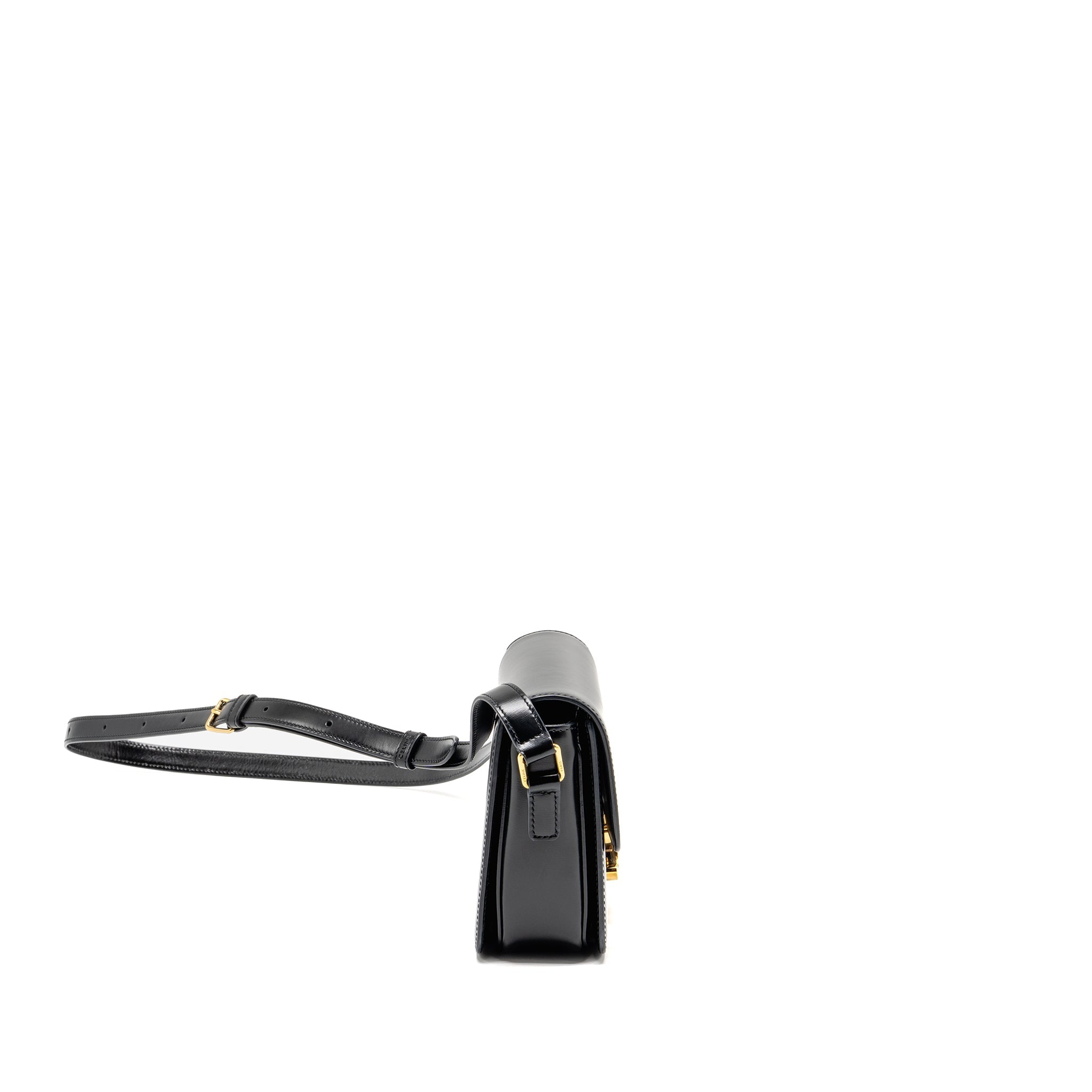 celine-teen-triomphe-bag-shiny-calfskin-black-ghw