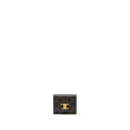 celine-small-triomphe-flap-wallet-canvas-tan-ghw