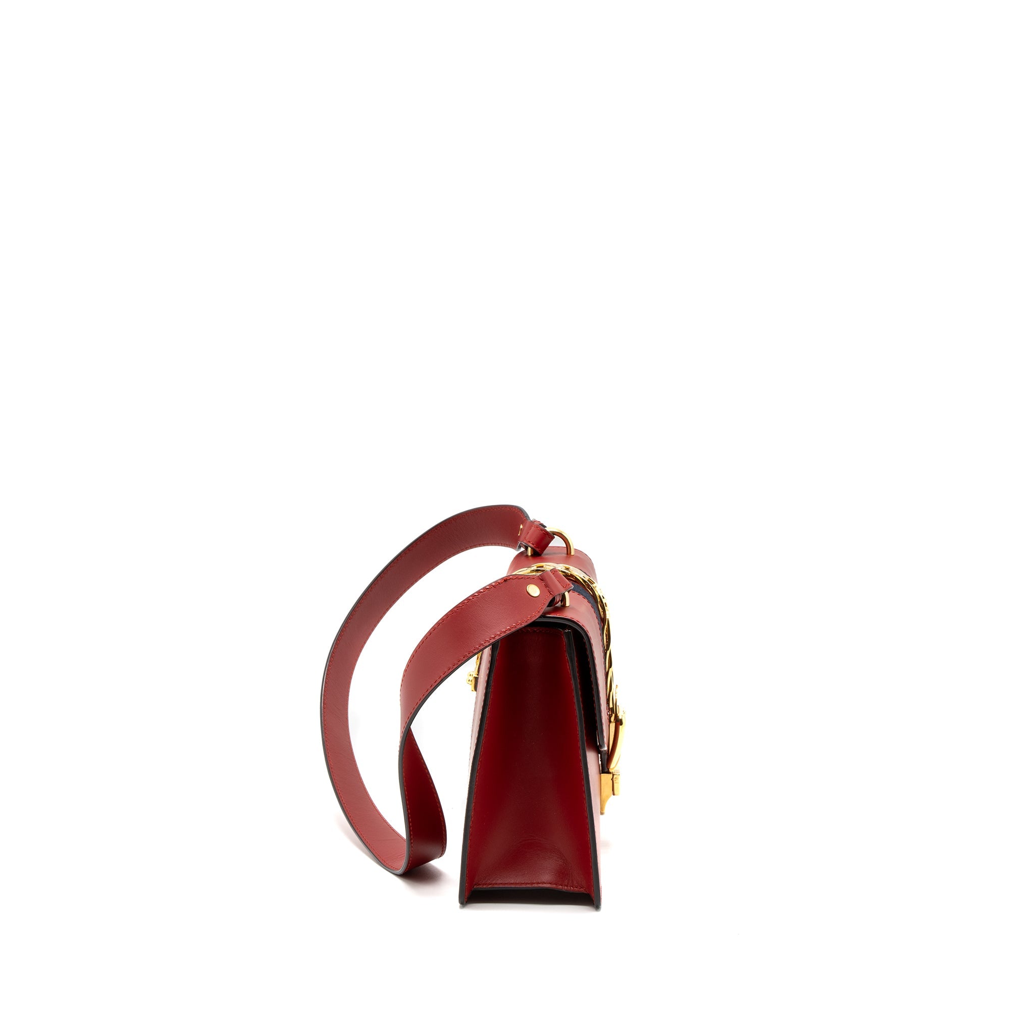 gucci-small-sylvie-bag-calfskin-red-ghw-copy