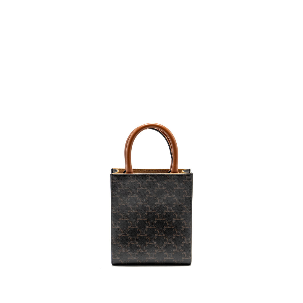 celine-mini-vertical-cabas-triomphe-canvas-brown-multicolour-ghw