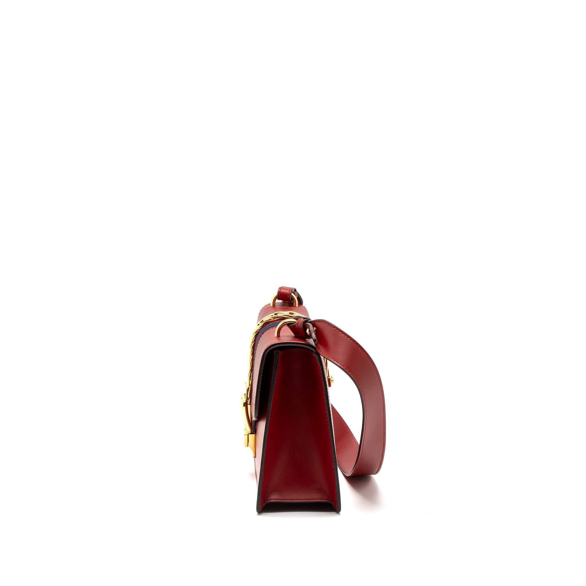 gucci-small-sylvie-bag-calfskin-red-ghw-copy