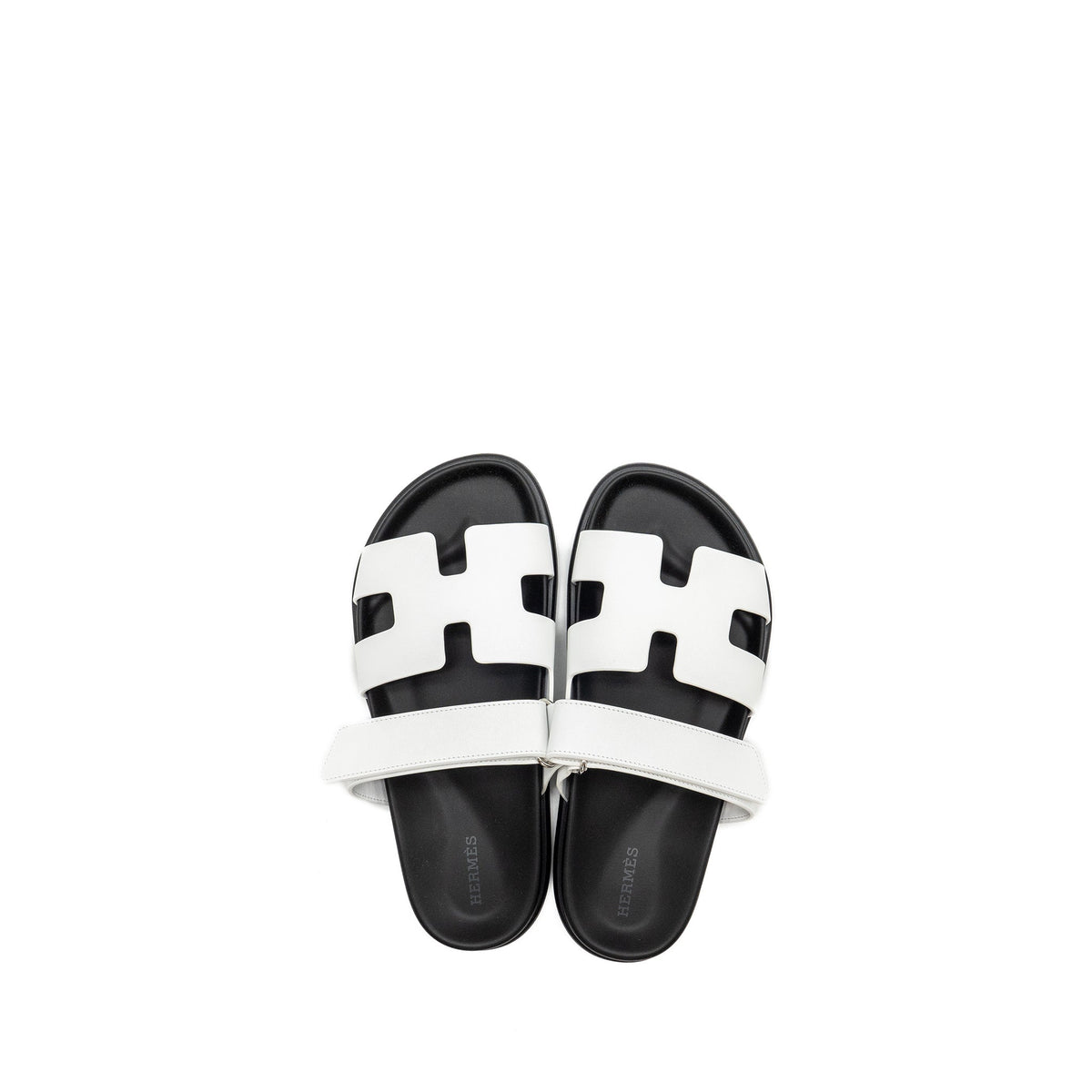 hermes-size-38-chypre-sandals-white-black