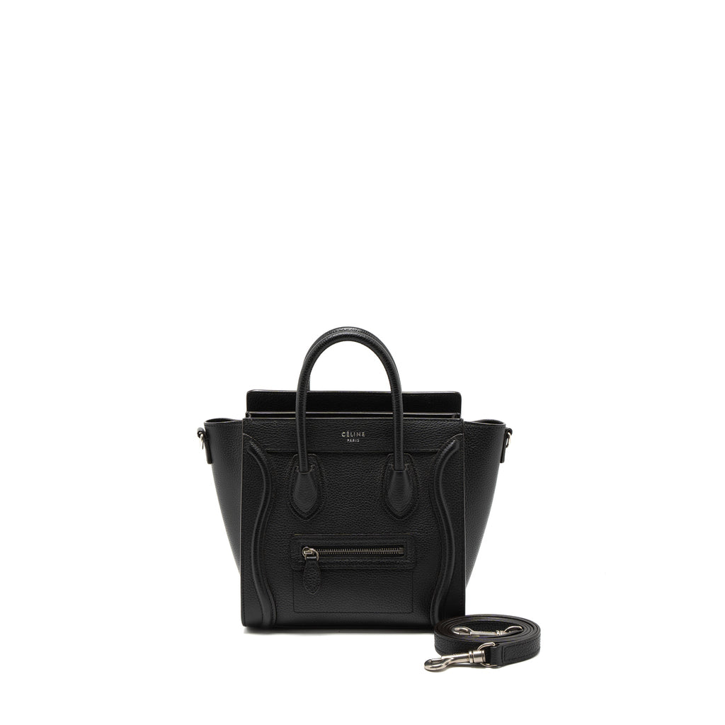 celine-nano-luggage-bag-calfskin-black-shw-1