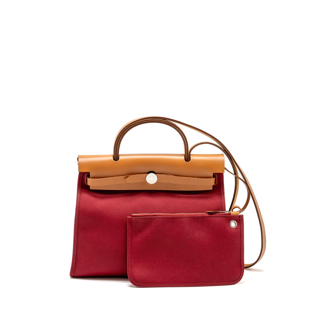 hermes-herbag-31-zip-bag-canvas-hunter-leather-red-shw-stamp-x