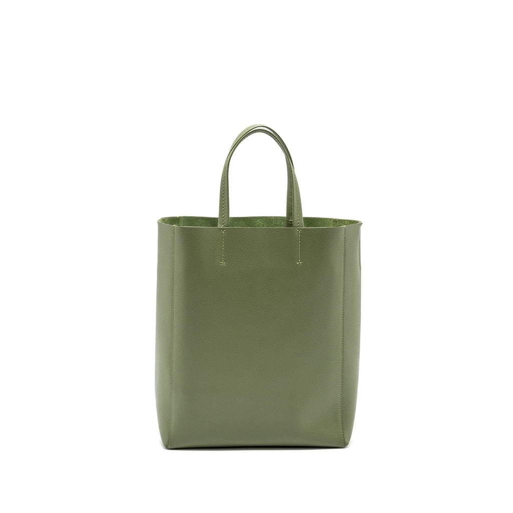 celine-vertical-cabas-tote-bag-grained-calfskin-green-ghw