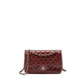 chanel-classic-jumbo-double-flap-bag-caviar-dark-red-shw