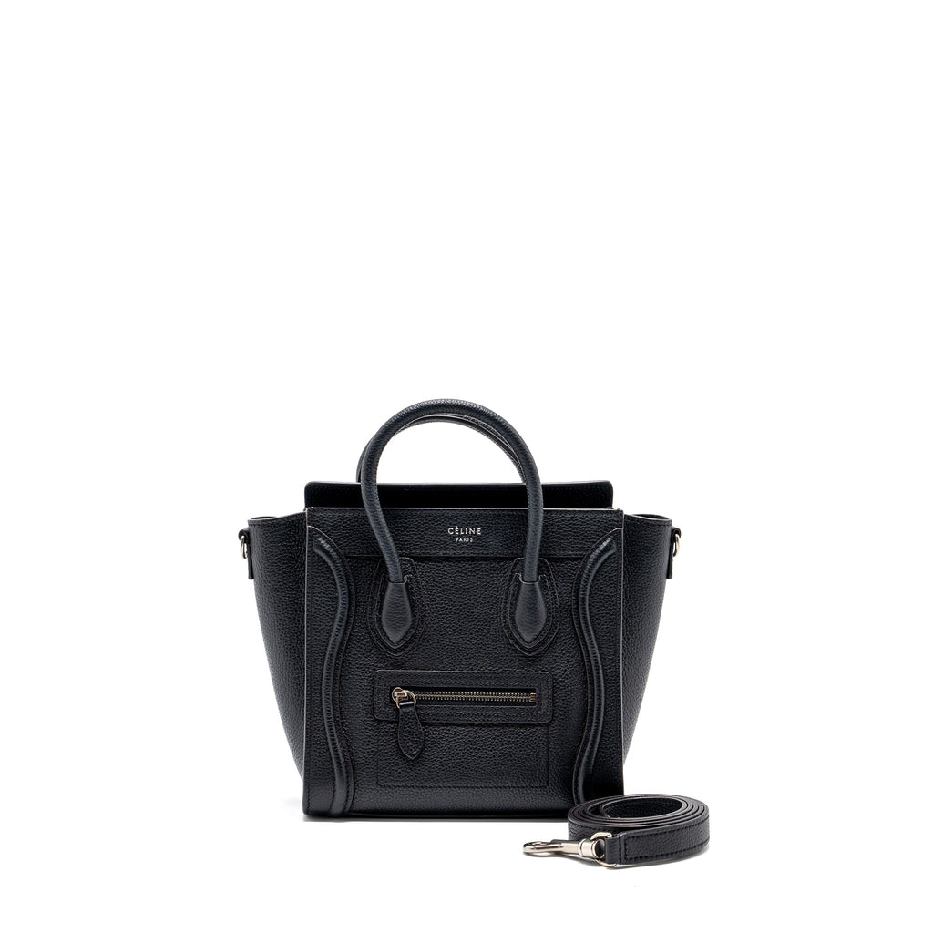 celine-nano-luggage-bag-calfskin-black-shw-2