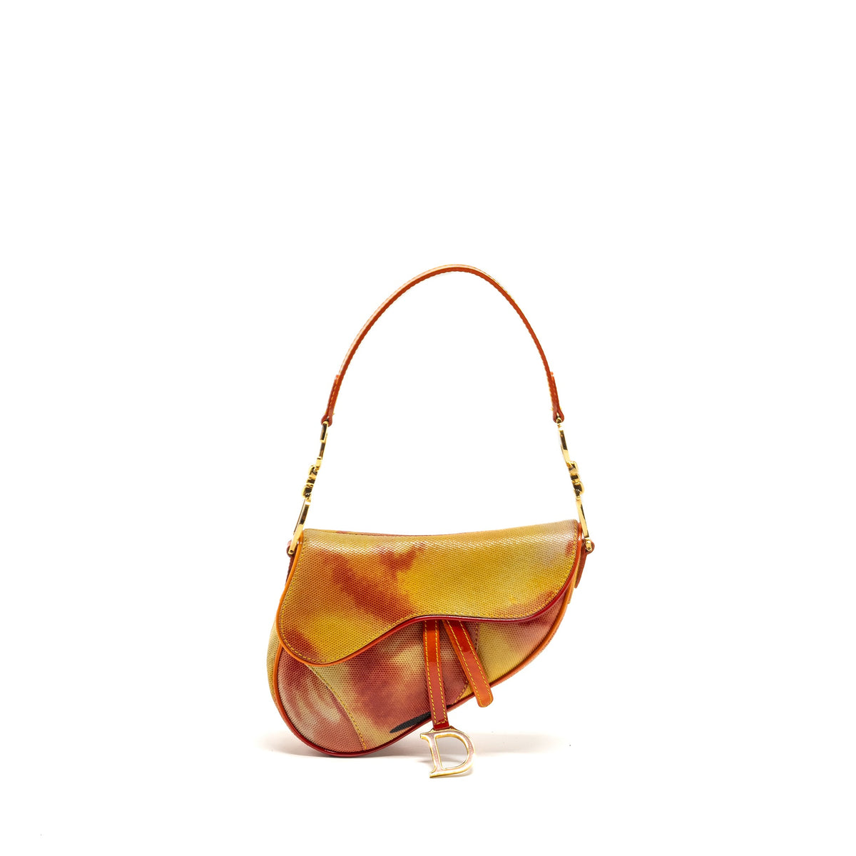 dior-vintage-mini-saddle-bag-fabric-leather-multicolour-ghw