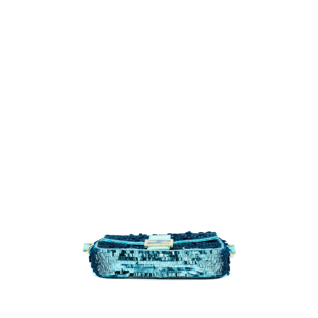 fendi-baguette-bag-sequin-leather-blue-ghw