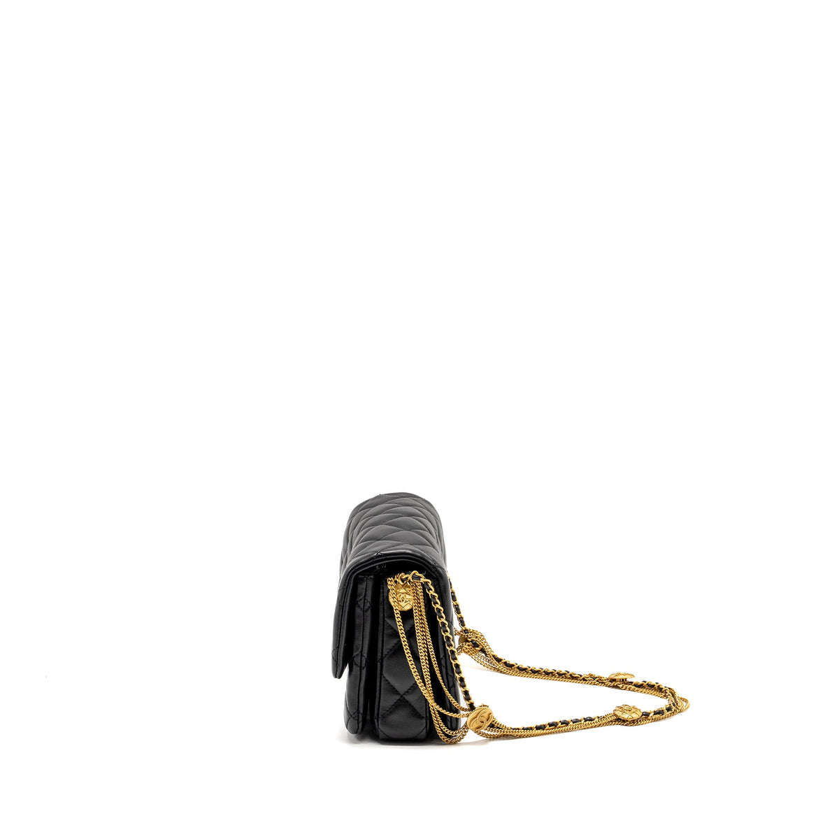 chanel-22a-button-on-chain-flap-bag-lambskin-black-ghw-microchip-copy