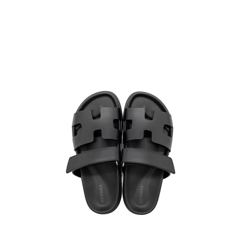 hermes-size-37-chypre-sandal-black-shw