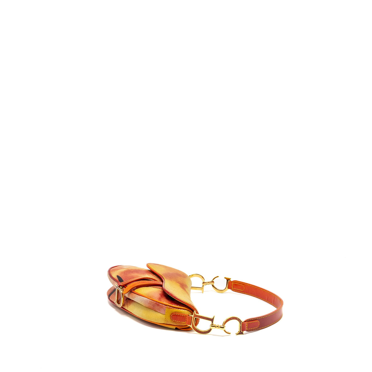 dior-vintage-mini-saddle-bag-fabric-leather-multicolour-ghw