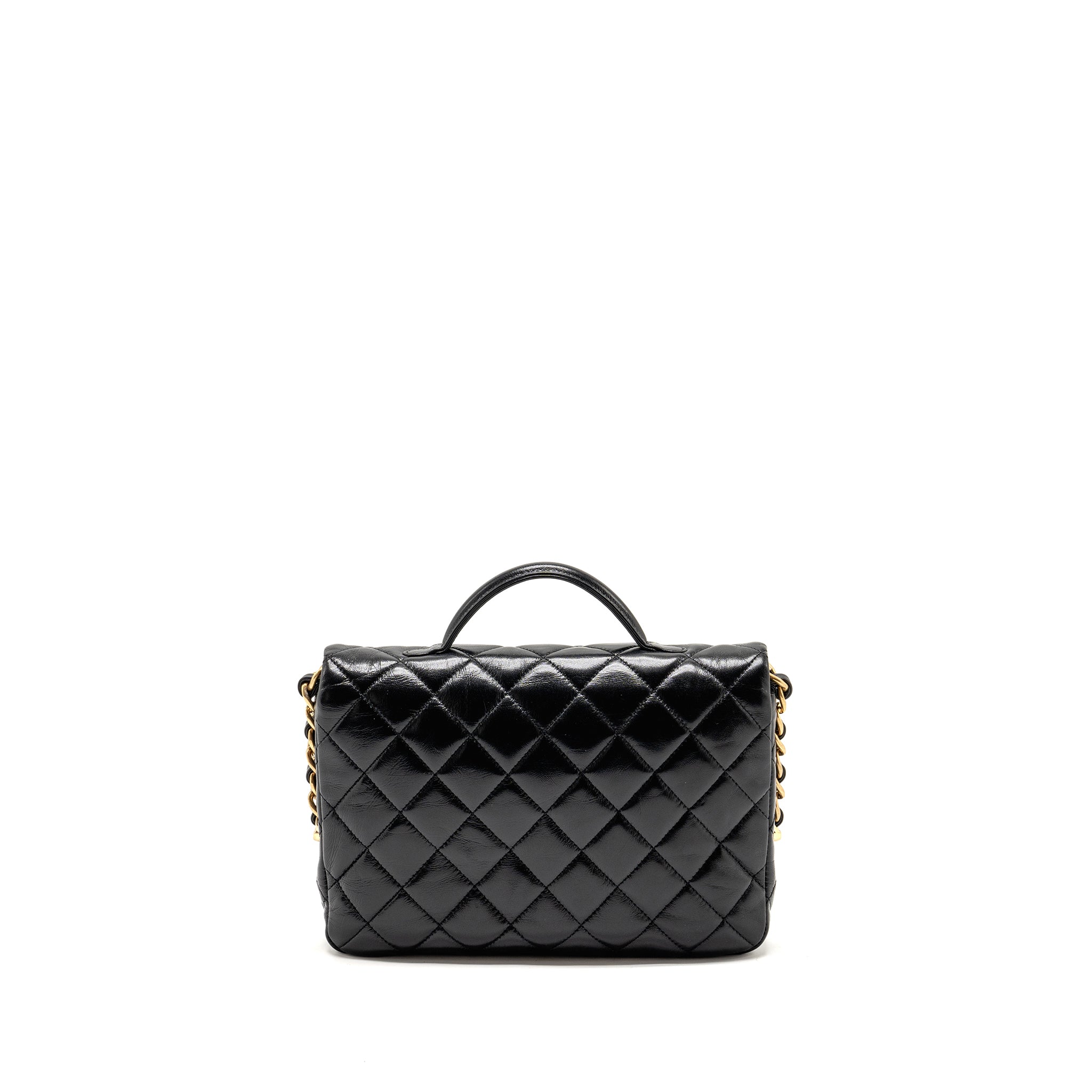 chanel-double-pocket-top-handle-messanger-bag-shiny-calfskin-black-ghw-microchip-copy-1