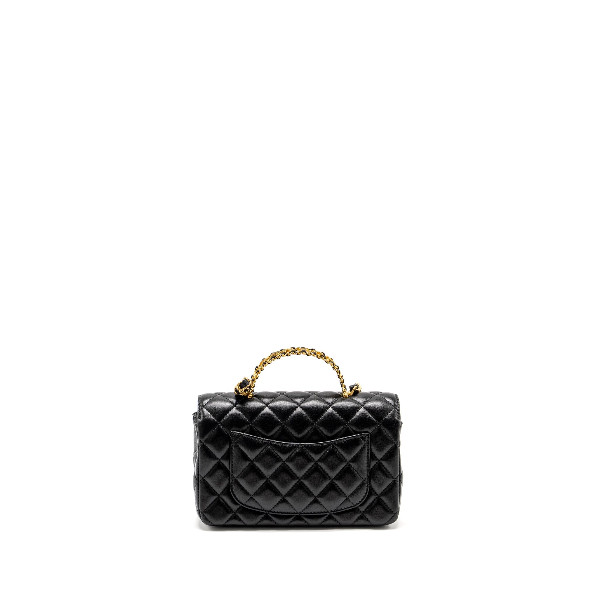 chanel-detailed-top-handle-flap-bag-lambskin-black-ghw-microchip