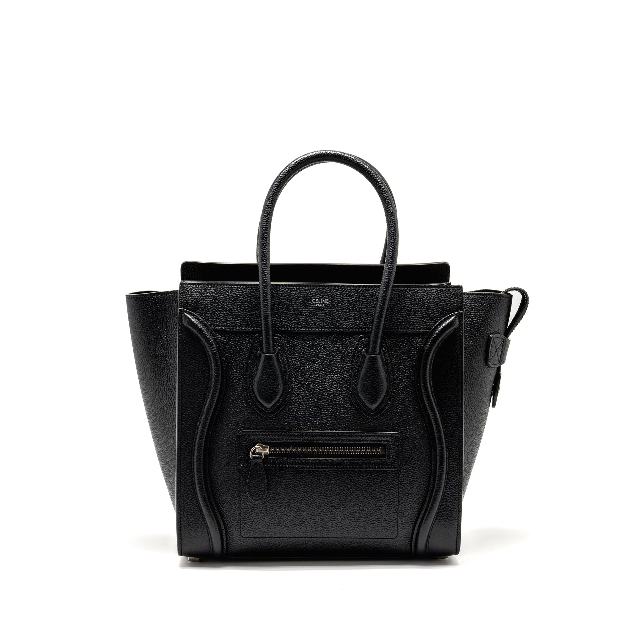 celine-micro-luggage-bag-calfskin-black-shw