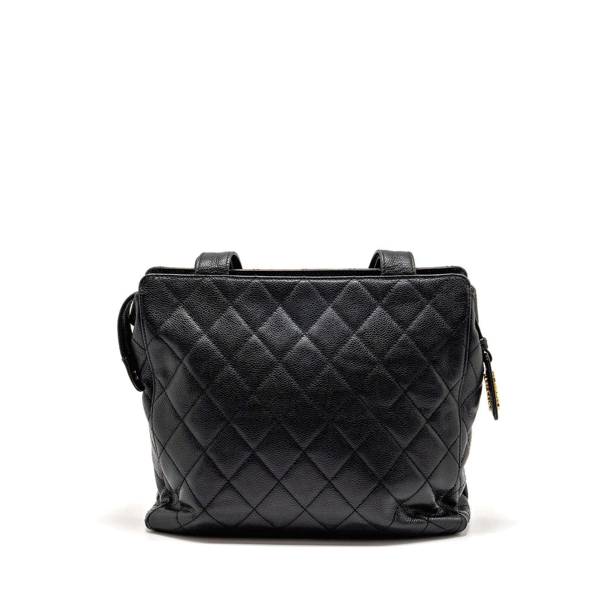 chanel-quiltede-zip-shoulder-bag-caviar-black-ghw