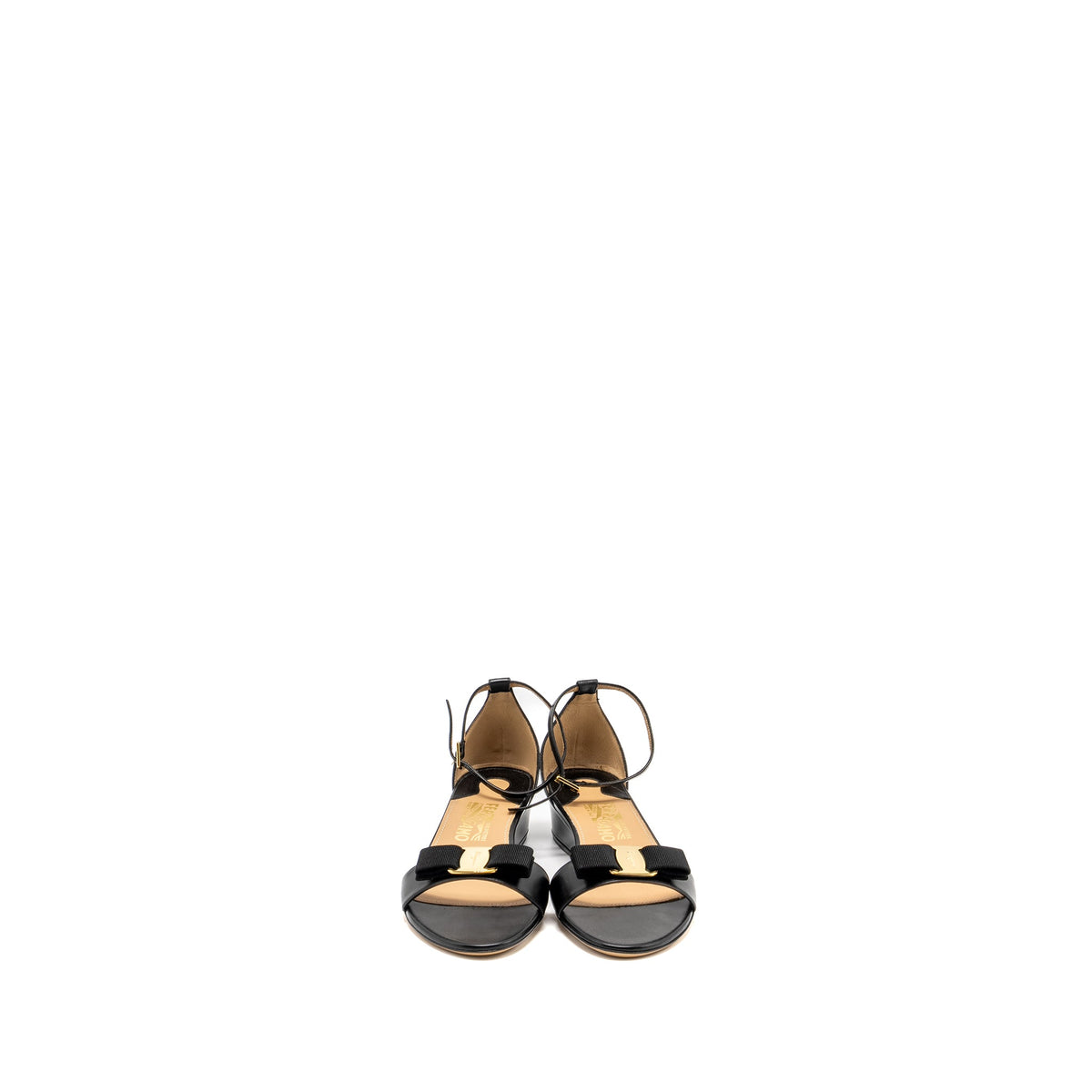 salvatore-ferragamo-size-8-5-margot-vara-bow-sandals-black-lghw-1
