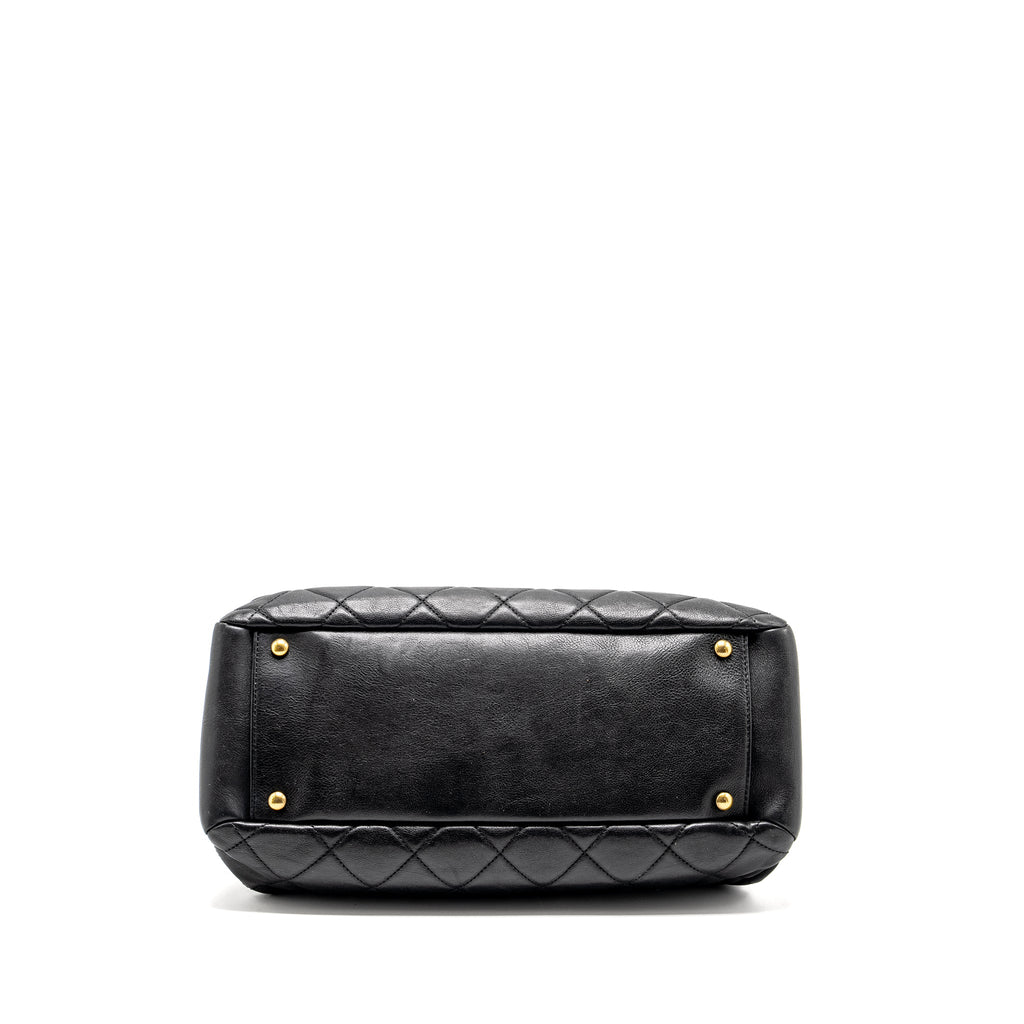 chanel-small-quilted-cc-crown-tote-bag-calfskin-black-brushed-ghw