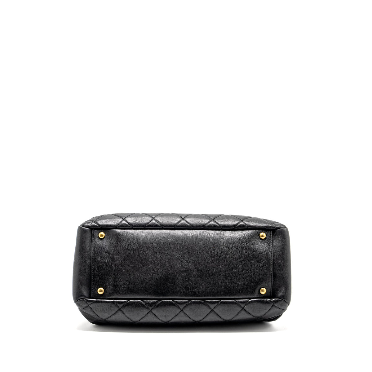 chanel-small-quilted-cc-crown-tote-bag-calfskin-black-brushed-ghw