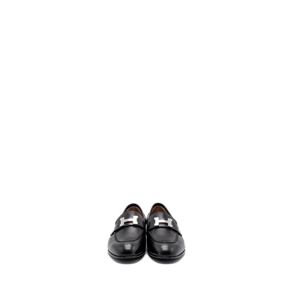 hermes-size-37-paris-loafer-goatskin-black-shw