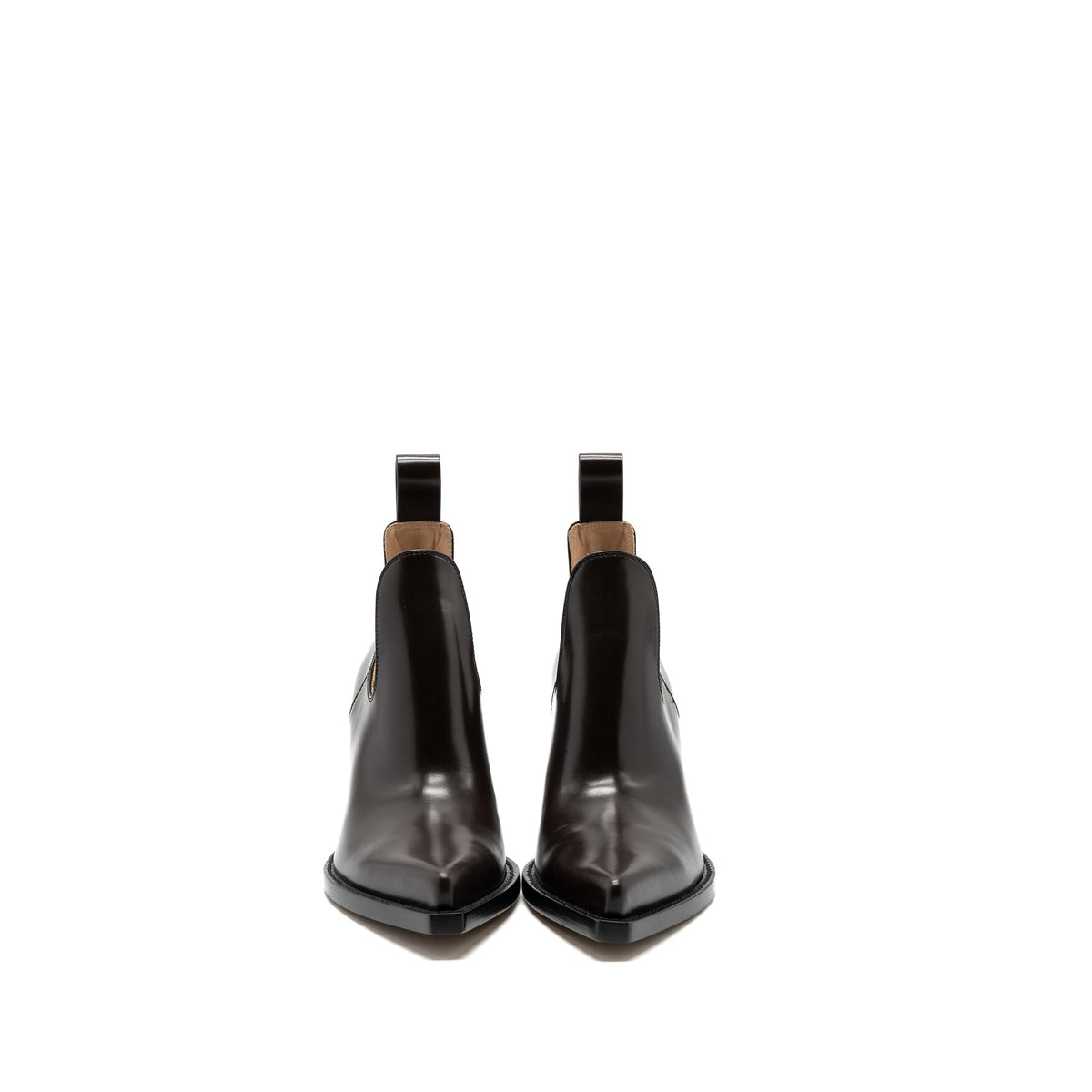 bottega-veneta-size-38-leather-boots-dark-brown